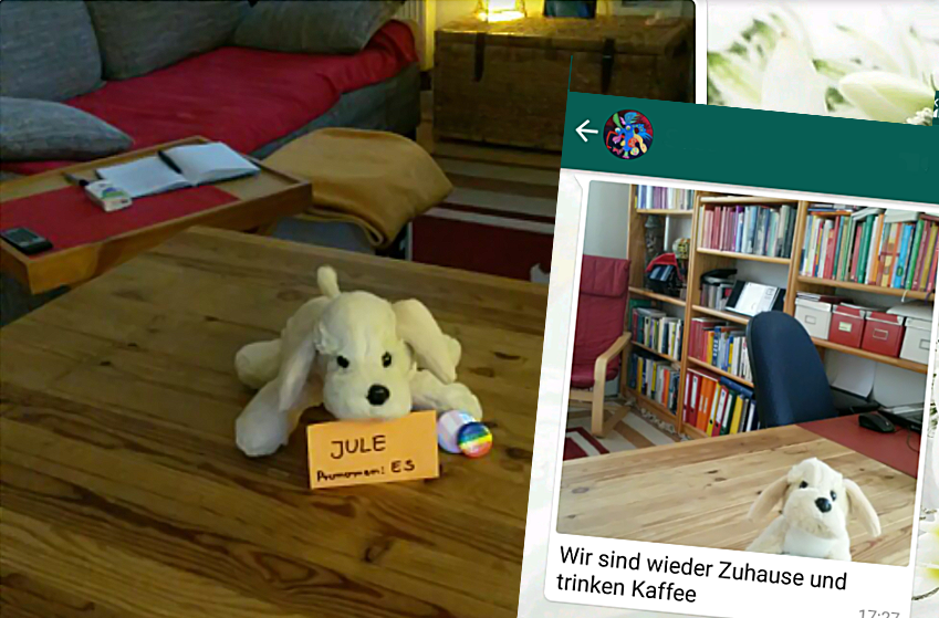 Nachricht von Jule "miss you"