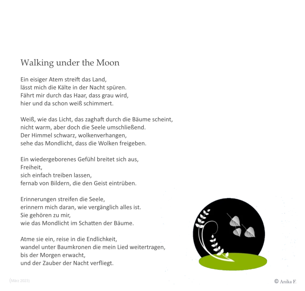 Walking under the Moon